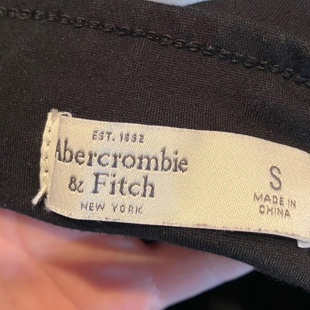 Abercrombie & Fitch Black Exposed Zipper Leggings - Picture 6 of 7